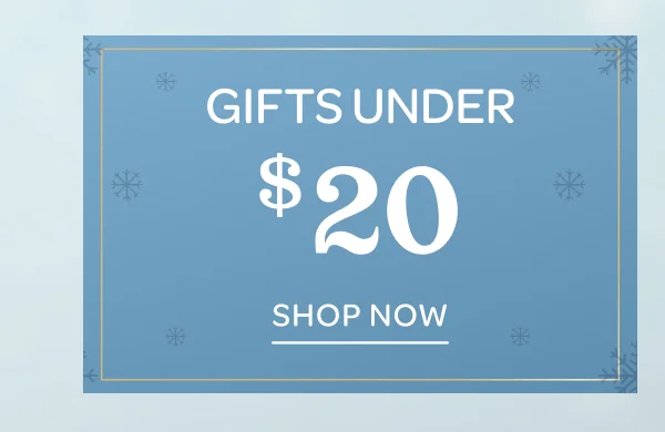 Gifts Under $20 - Shop now