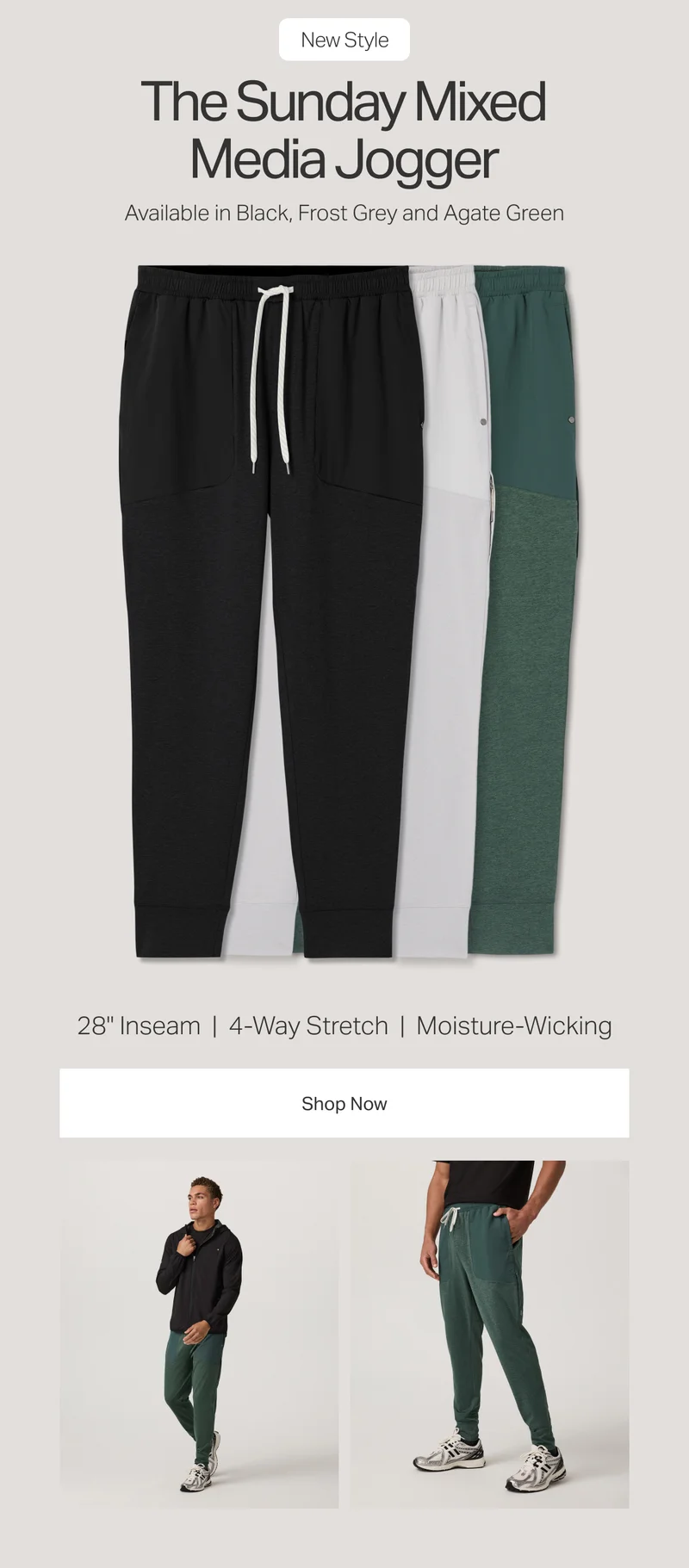 The Sunday Mixed Media Jogger