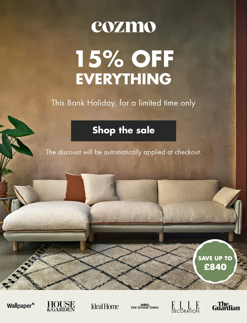 15% OFF Everything