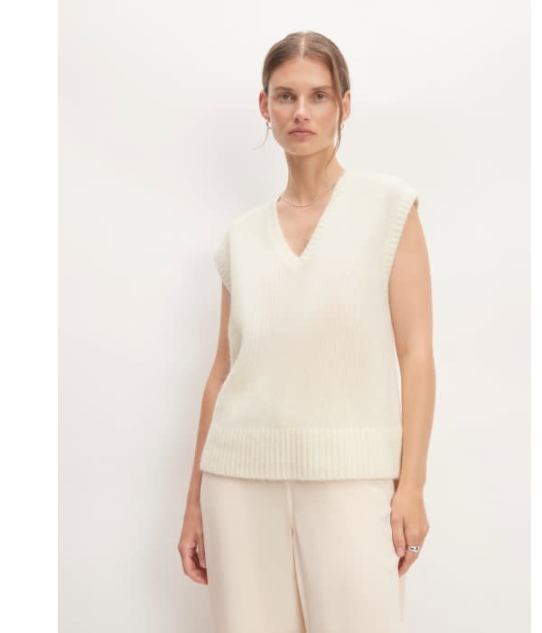 [image]The Alpaca V-Neck Vest