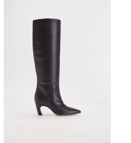 [image]Knee-High Banana Heel Boot