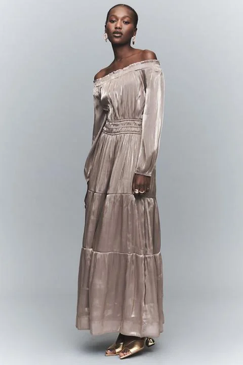 The Somerset Off-Shoulder Maxi Dress