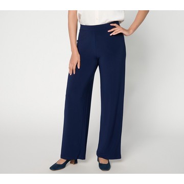 Dennis Basso Petite Italia Knit Wide Leg Pant
