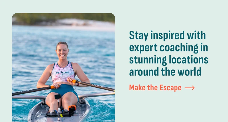 Stay inspired with expert coaching in stunning locations around the world.