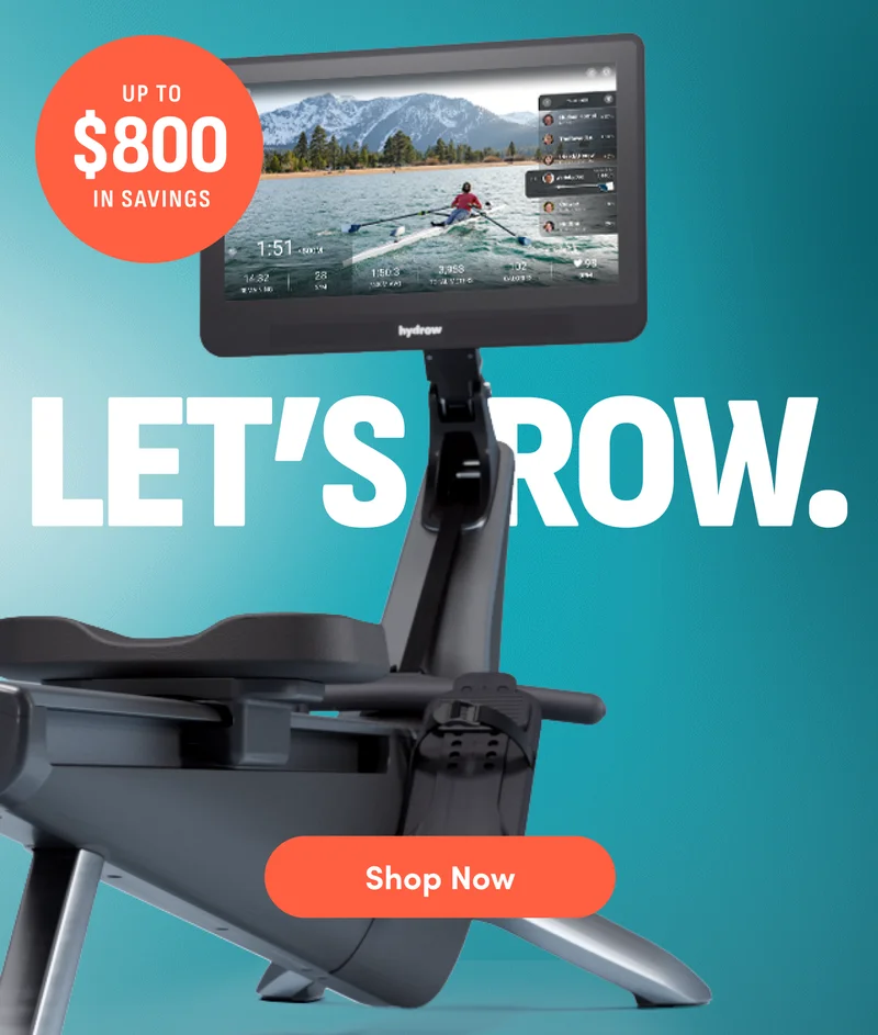 Up to $800 in savings. Let's row. Shop now.