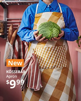 A person wearing an apron