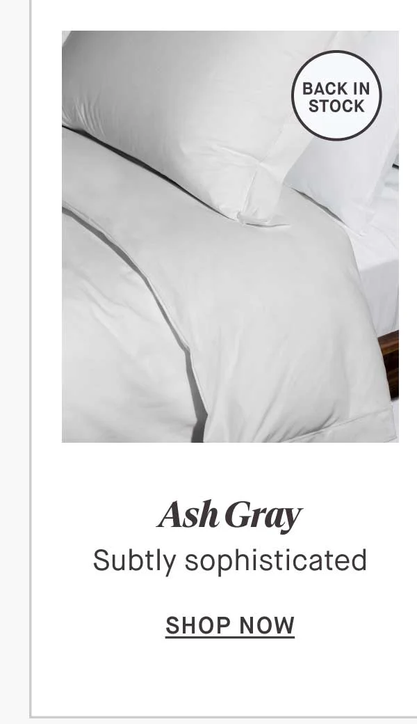 Ash Gray Subtly sophisticated -- SHOP NOW