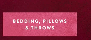 bedding, pillows & throws