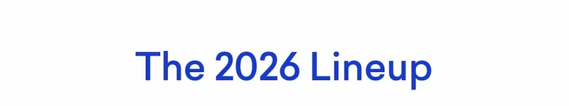 Our 2026 lineup (aka, our bestsellers!)