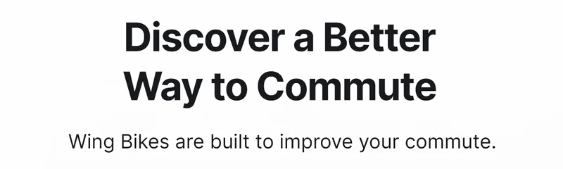 Discover a Better Way to Commute