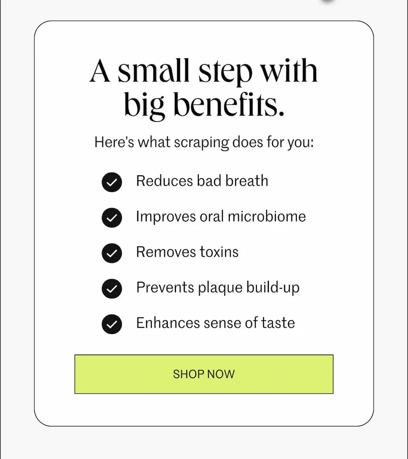 A small step with big benefits