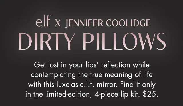 e.l.f. x Jennifer Coolidge Dirty Pillows Lip Kit