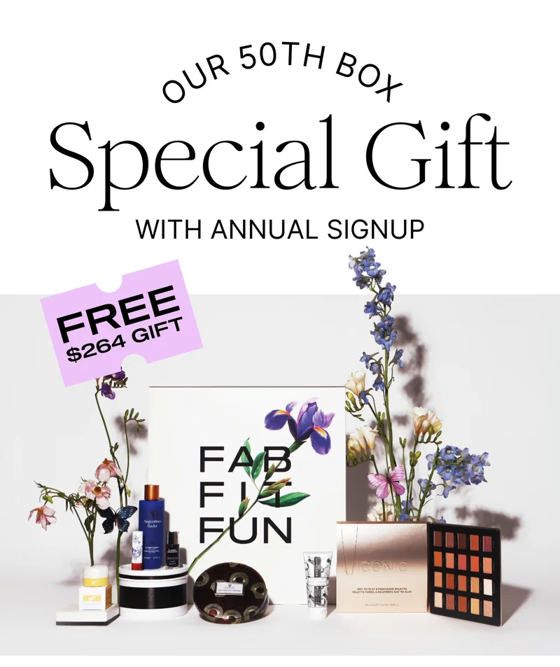 OUR 50TH BOX Special Gift WITH ANNUAL SIGNUP