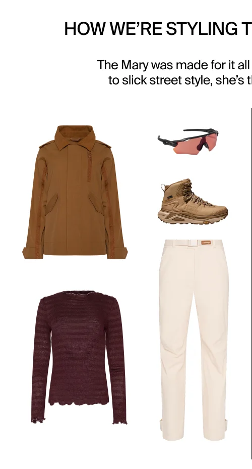 Shop Mary Rain Jacket In Nuthatch