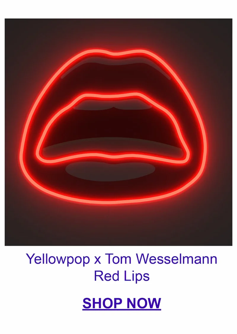 YP x Tom Wesselmann Red Lips