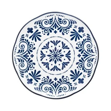 10 Strawberry Street Set of 6 Talavera Salad/Dessert Plates