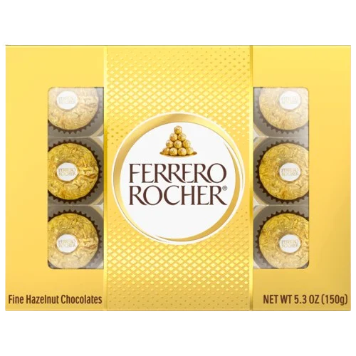 Image of Ferrero Rocher Fine Hazelnut Milk Chocolates