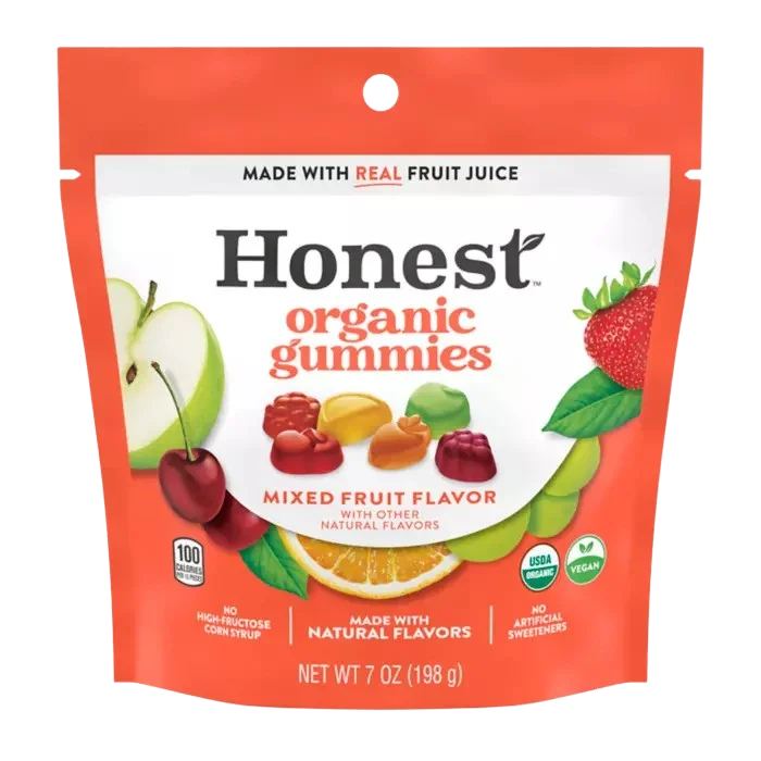 Image of Honest Organic Gummies Mixed Fruit