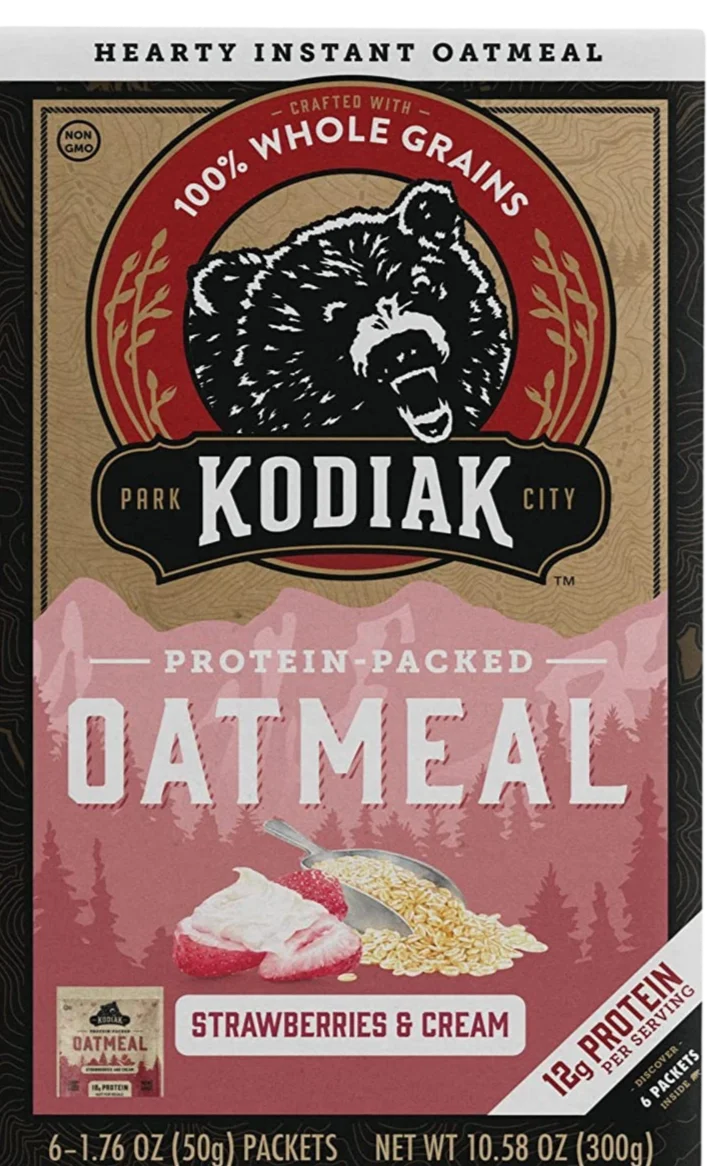 Image of Kodiak Strawberries & Cream Instant Oatmeal (6 CT)