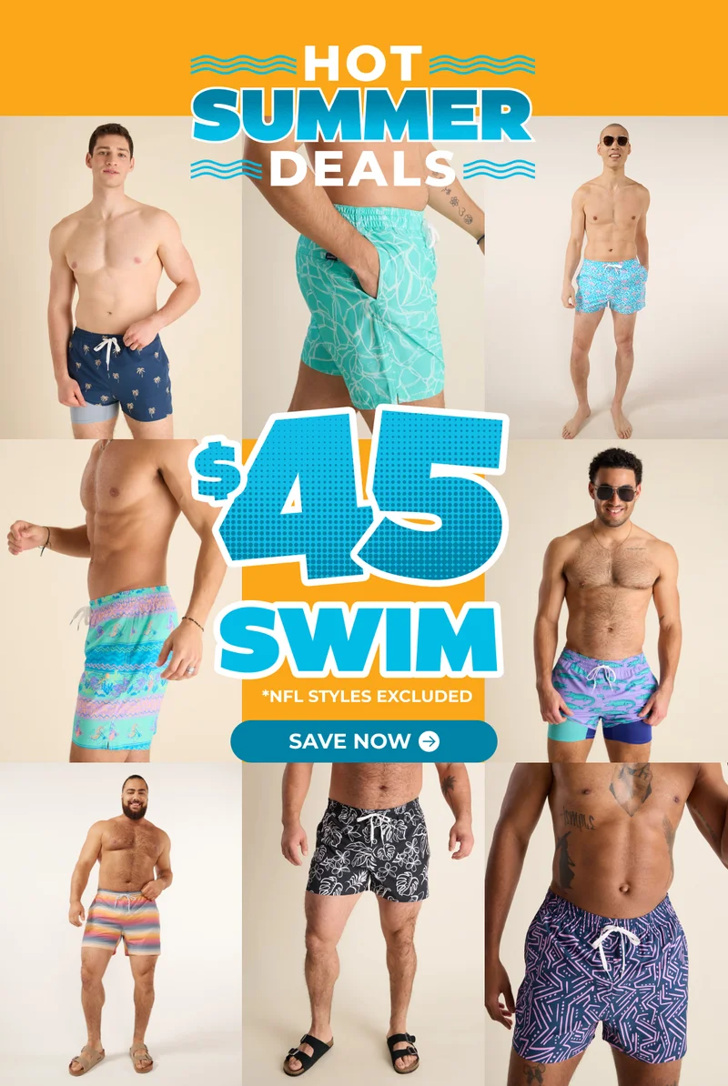 HOT SUMMER DEALS: Shop $45 Swim Trunks