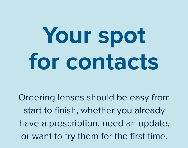 Your spot for contacts