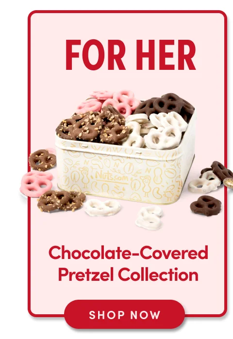FOR HER - Chocolate-Covered Pretzel Collection; Shop Now