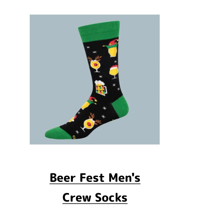 Beer Fest Men's Crew Socks
