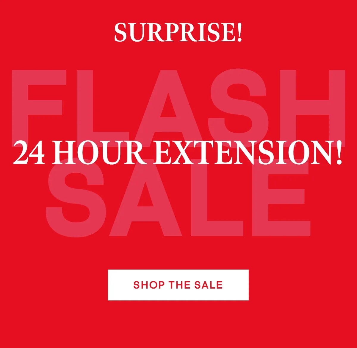 SURPRISE!  24 Hour Extension!