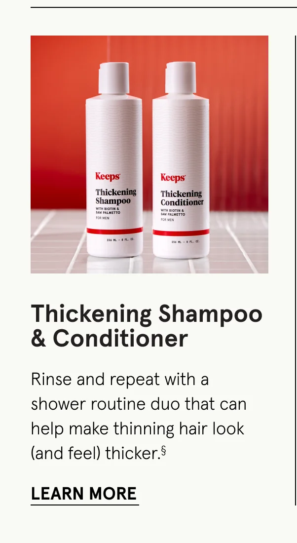 Thickening shampoo and conditioner