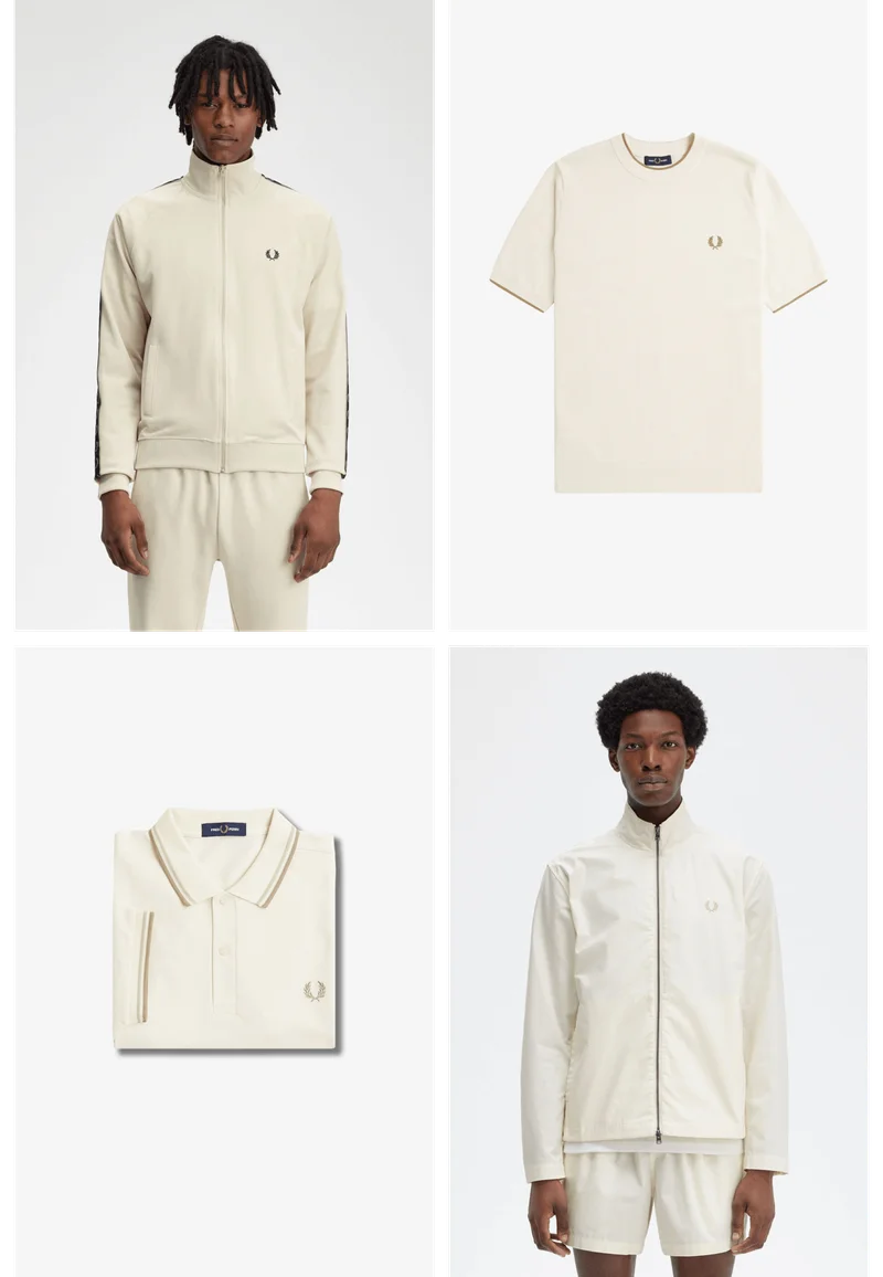 Collage of bleached out products