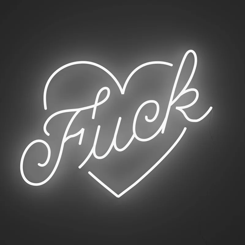 Image of F*ck by Jean André, LED neon sign