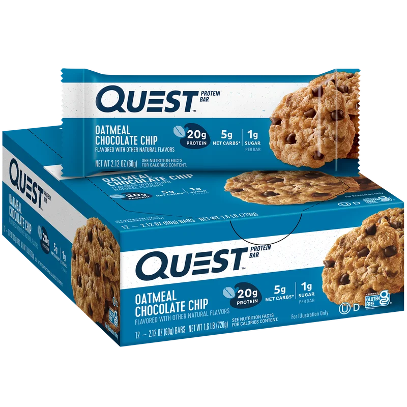 Image of Oatmeal Chocolate Chip Protein Bars