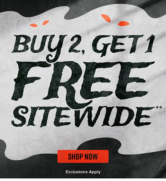 Hours Left. Buy Two, Get One Free Sitewide. Shop now. Exclusions Apply.
