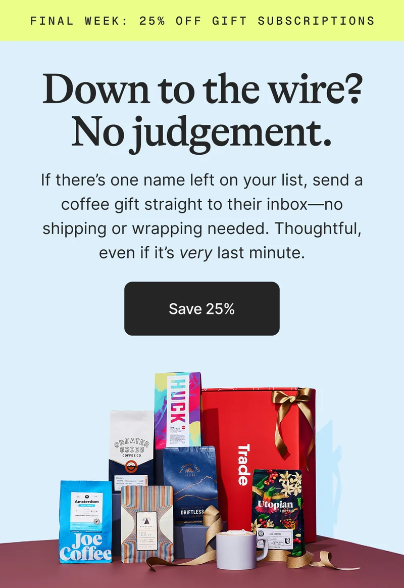Limited time only! 25% off gift subscriptions