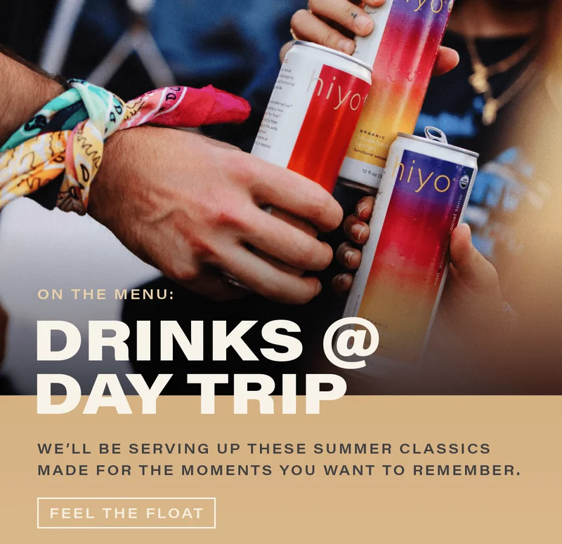 ON THE MENU: DRINKS @ DAY TRIP | we'll be serving up these summer classics made for the moments you want to remember. [FEEL THE FLOAT]