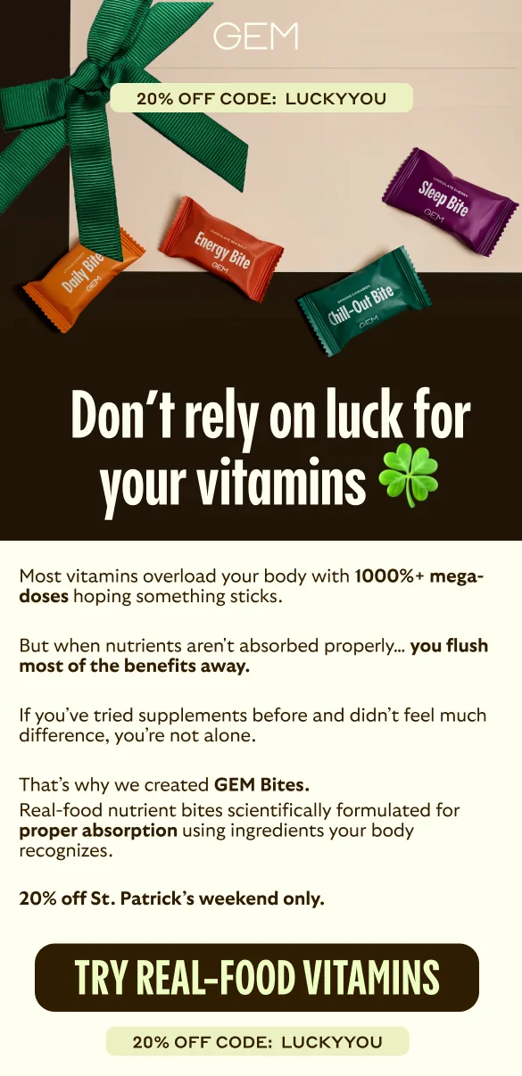 Take the luck out of your vitamin routine