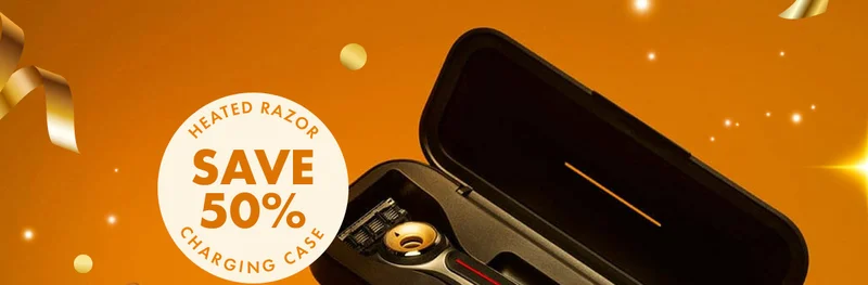 Save 50% - Heated Razor Charging Case