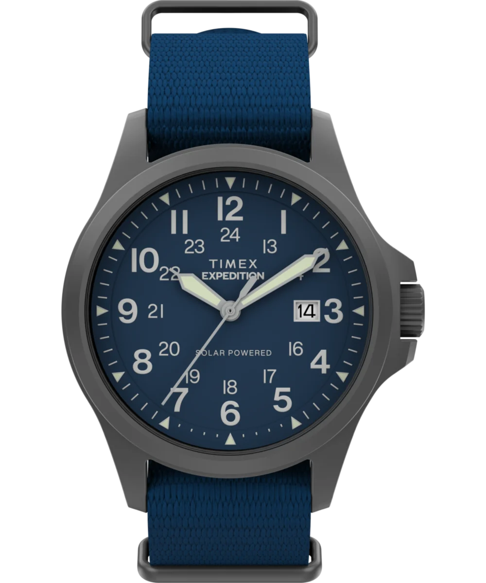 Image of Expedition® Field Post Solar 41mm Eco-Conscious Fabric Strap Watch