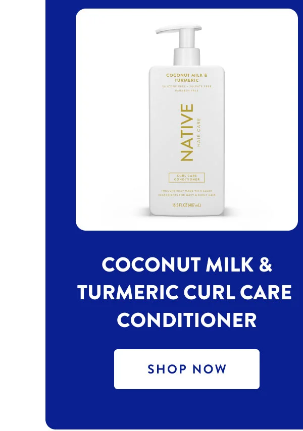 COCONUT MILK & TURMERIC CURL CARE CONDITIONER | SHOP NOW
