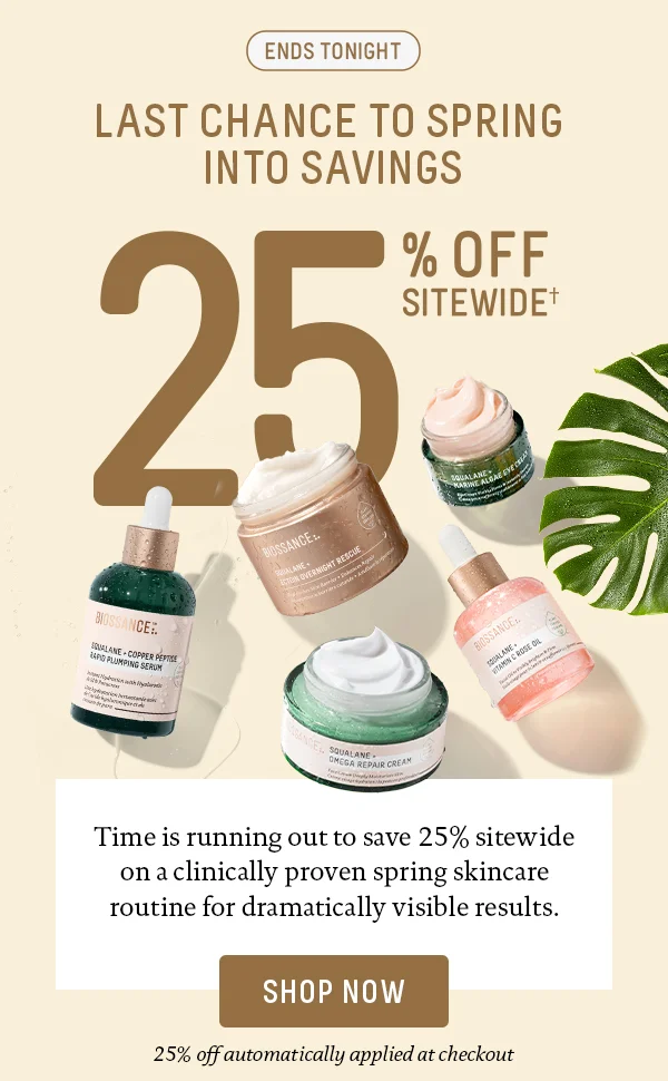 25% off sitewide