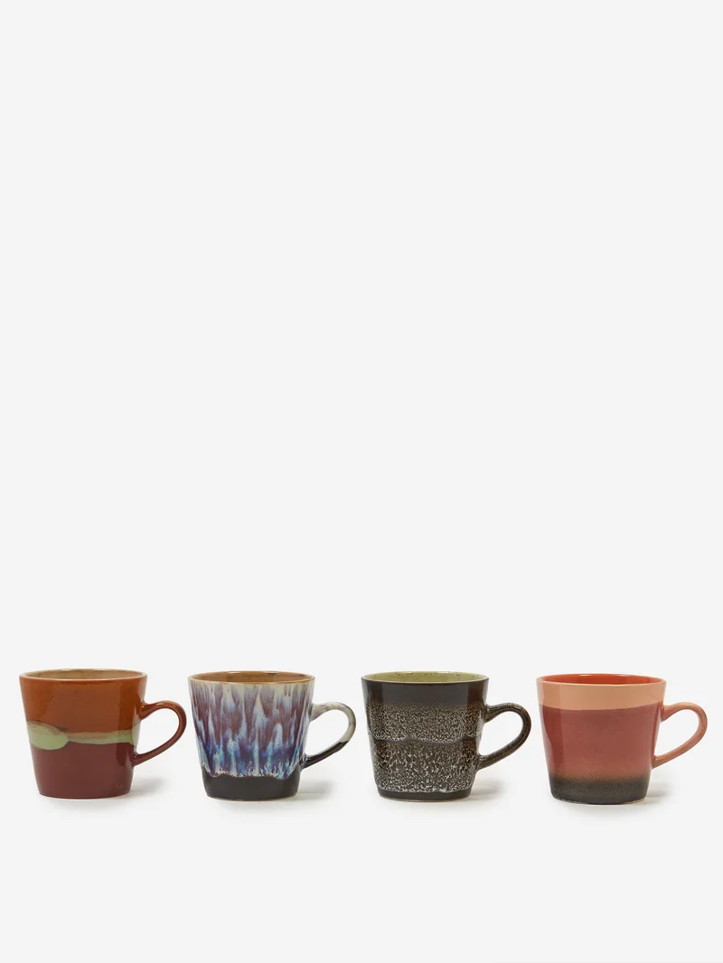 Image of HKLiving 70s Ceramics Americano Mugs - Friciton