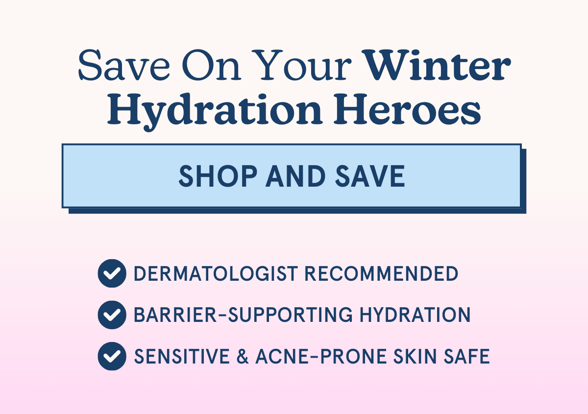 Dermatologist recommended, barrier-supporting hydration, & sensitive & acne-prone skin safe