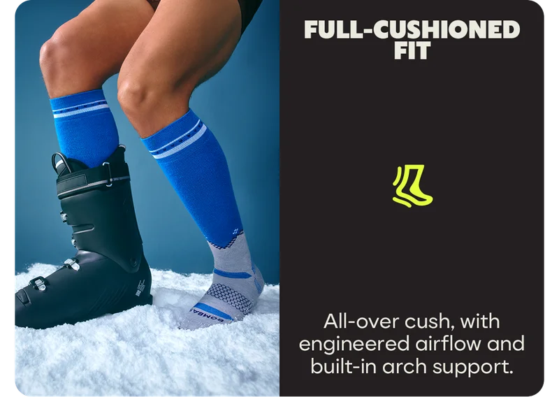 FULL-CUSHIONED COMFORT | All-over cush, with engineered airflow and built-in arch support.