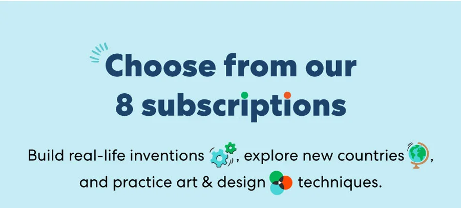 Choose from our 8 subscriptions