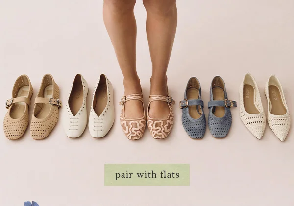 pair with flats