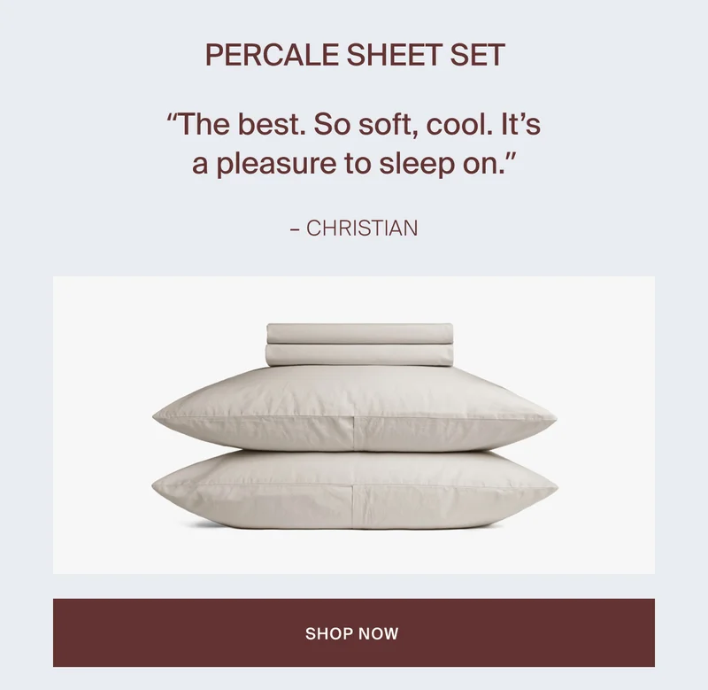 Save on Percale Sheet Set