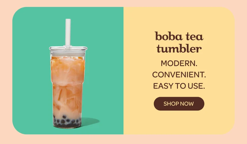 Boba tea tumbler - Shop now