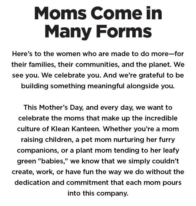 Moms Come in Many Forms