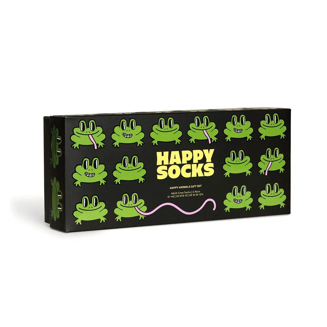 4-Pack Happy Animals Socks Gift Set