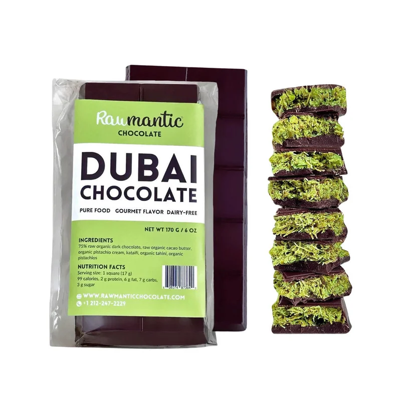 Image of Dubai Chocolate - Pistachio Chocolate Bar - 170g